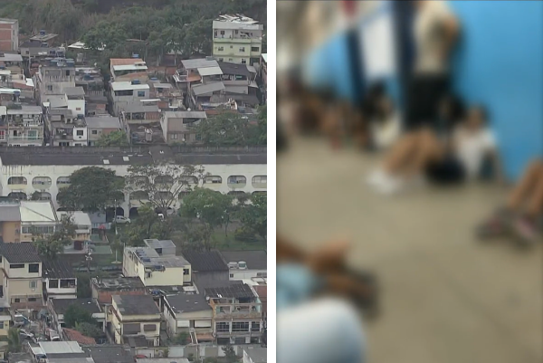 Criminosos invadem escola após troca de tiros com a PM em Curicica